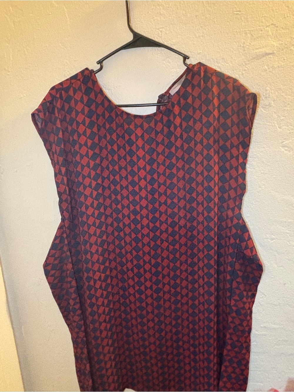Forever 21 Women's Red and Burgundy Dress